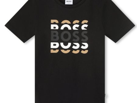 BOSS - Mini Me T-Shirt -  Black Online now