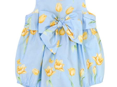 BALLOON CHIC - Tulip Romper - Blue Online Hot Sale