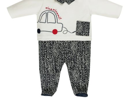 EVERYTHING MUST CHANGE - Car Babygrow - grey Hot on Sale