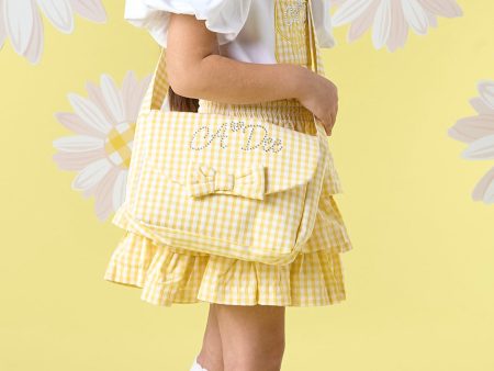 A DEE - Dora Daisy Dreamer Check Handbag - Sweet Lemon Supply