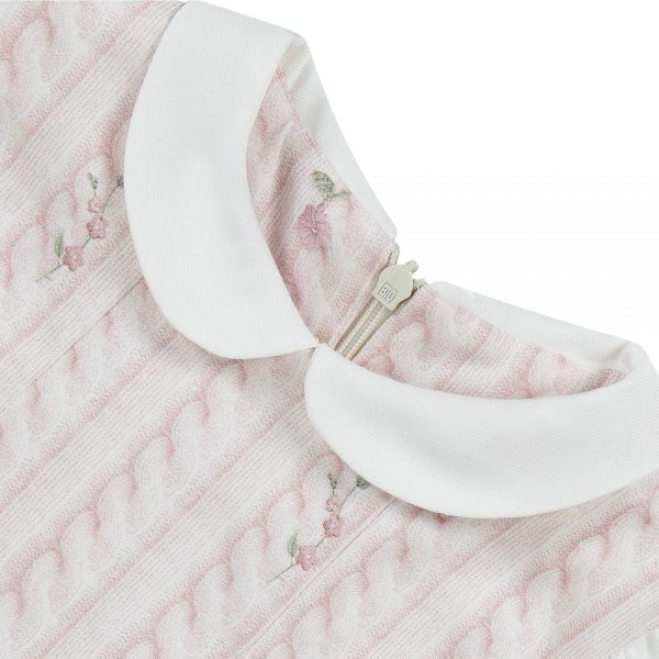 LAPIN HOUSE - Secret Garden Peter Pan Collar Dress - Pink Online