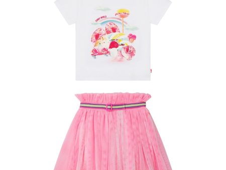 BILLIEBLUSH - Sweets Top & Sweets Skirt Set - Pink Sale