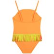 BILLIEBLUSH - Mermaid Tail Swimsuit - Orange For Discount