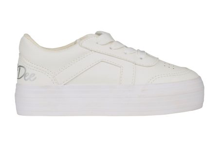 A DEE -  Patty Platform Trainer - White Hot on Sale