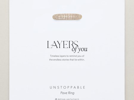 Unstoppable Pave Ring on Sale