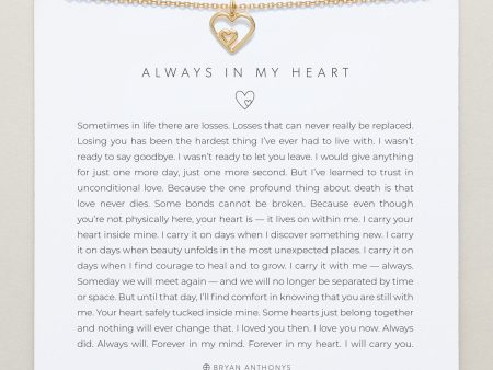 Always In My Heart Necklace Fashion