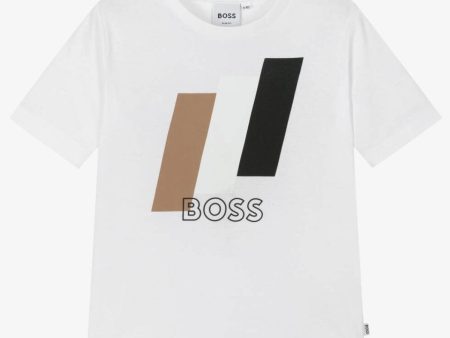 BOSS - Mini Me T-Shirt -  White For Discount