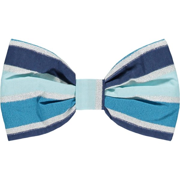 A DEE - Mr Unicorn Deja Stripe Bow Clip - Aqua Discount