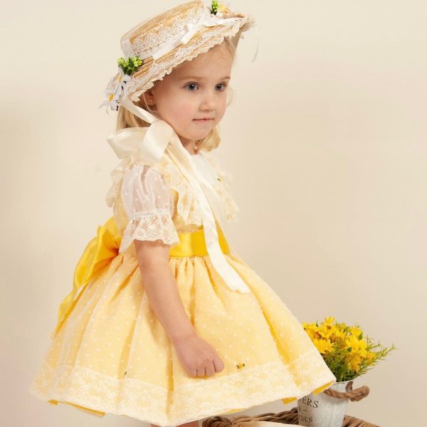 BLUEBELLS - Joanna Easter Dress - Yellow Online Sale