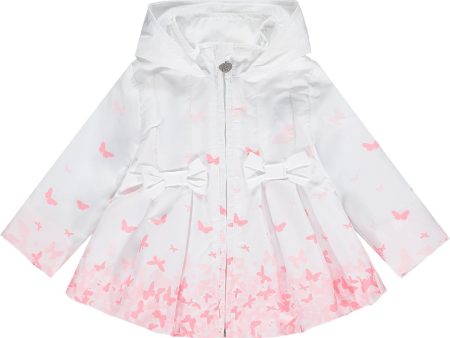 LITTLE A - Daisy Butterfly Jacket - White Fashion