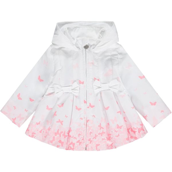 LITTLE A - Daisy Butterfly Jacket - White Fashion