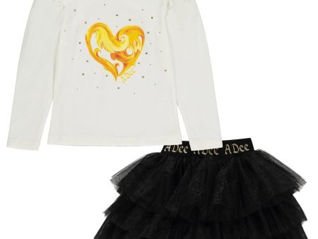 A DEE - Baroque Love Bree Tulle Skirt Set - White Discount