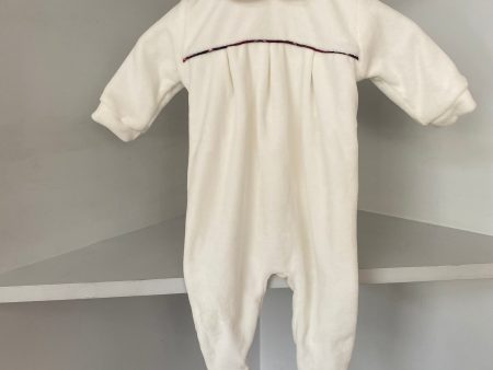 Coccode - Tartan Trim Babygrow - White For Cheap