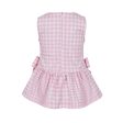 LAPIN HOUSE - Pop Corn Pinafore Set - Pink For Discount