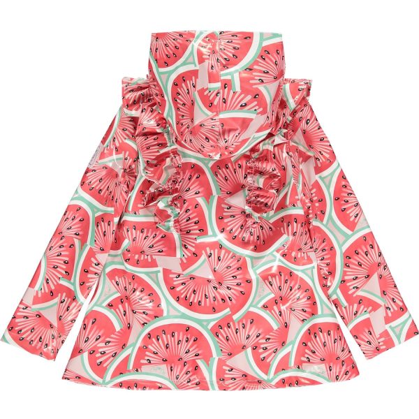 A DEE - Emelye Watermelon Raincoat - Red Hot on Sale