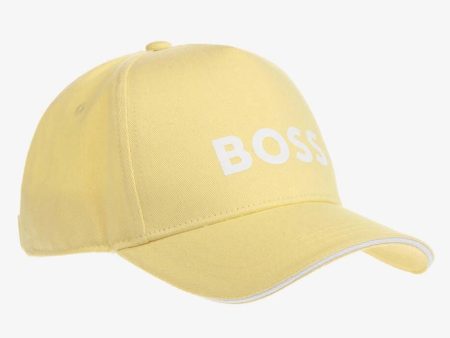 HUGO BOSS - Logo Cap -  Yellow Discount