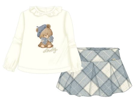 MAYORAL - Plaid Skirt Set - Bluebell Online