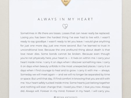 Always In My Heart Icon Necklace Cheap