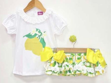 NINI - Lemon Jam Pant Set - Yellow For Cheap