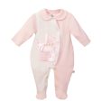 FIRST BABY - Pram Babygrow  - Pink on Sale