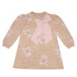 A DEE - Abstract Teddy Sage Teddy Print Sweat Dress - Beige Supply