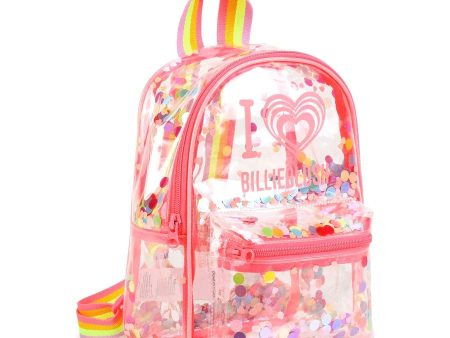 BILLIEBLUSH -  Clear Sequin Rucksack - Multi Supply