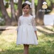 ABUELA TATA - Ceremony Lace Lettie Puffball Dress - Cream For Discount