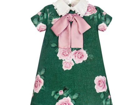 BALLOON CHIC - Pink Roae Dress - Green For Discount