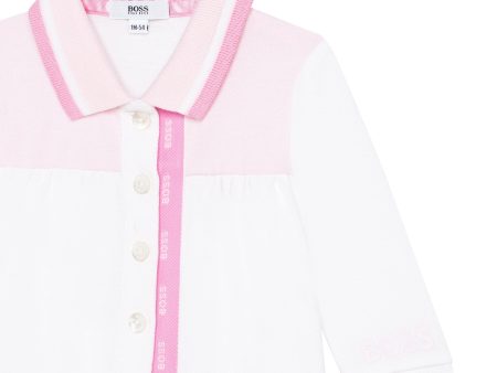 HUGO BOSS - Babygrow - White For Discount