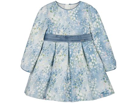 MAYORAL - Jaquard Dress - Bluebell Discount