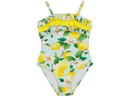 MAYORAL - Lemons Swimsuit - Yellow Hot on Sale