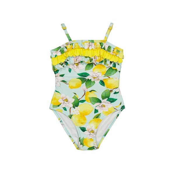 MAYORAL - Lemons Swimsuit - Yellow Hot on Sale