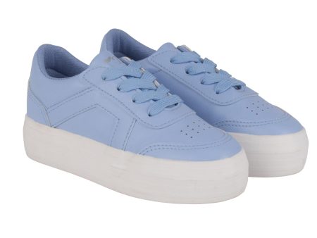 A DEE - A Dee On Ice Patty Platform Trainer - Iced Blue For Cheap