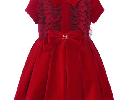 BALLOON CHIC - Velvet Tulle Dress - Red Online