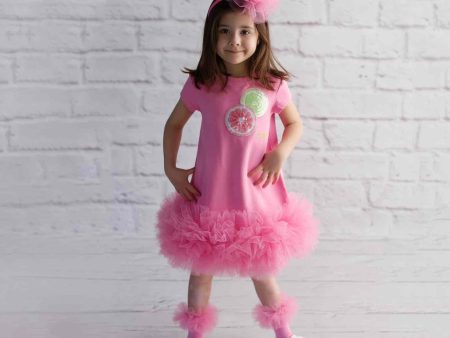 Daga - Lemon Power Tutu Dress - Pink Fashion