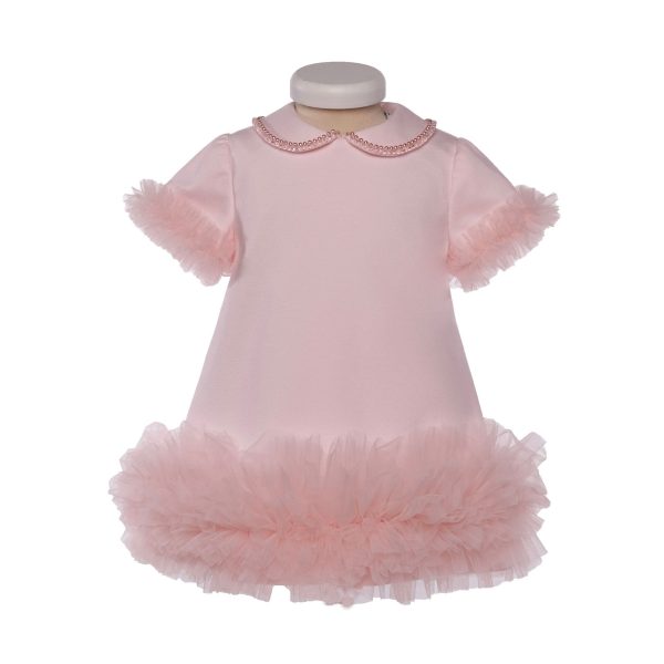 Bimbalo - Peter Pan Collar Tutu Dress - Pink For Discount