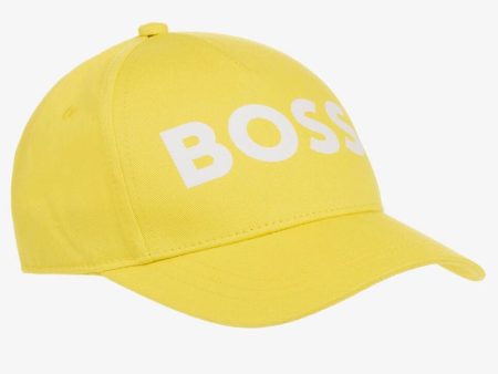 HUGO BOSS - Logo Cap - Yellow Fashion