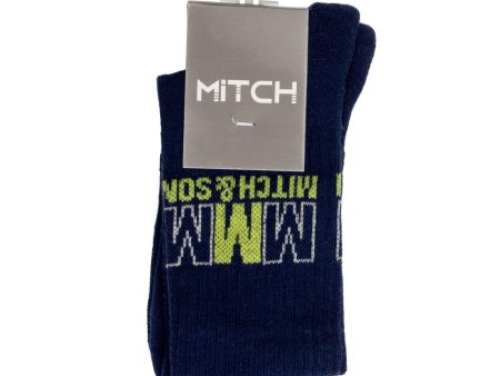 MITCH & SON - West JNR Socks - Navy Online Sale