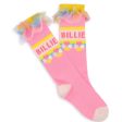 BILLIEBLUSH - Logo Knee High Socks - Multi Online Sale