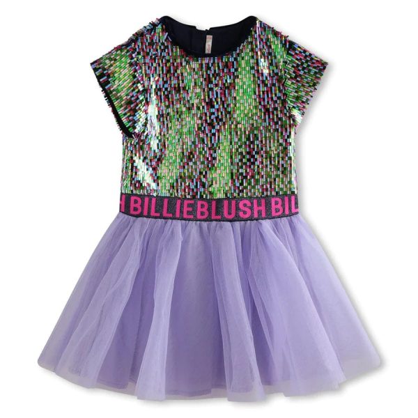 BILLIEBLUSH - Sequin Dress - Lilac Cheap