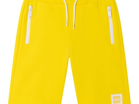 HUGO BOSS - Bermuda Short - Yellow on Sale