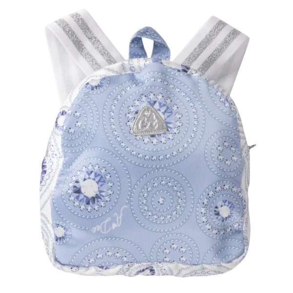 A DEE - A Dee On Ice Paige Diamond Print Rucksack - Iced Blue on Sale