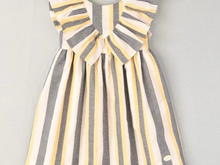 COCOTE- Stripe Dress - White Online Hot Sale