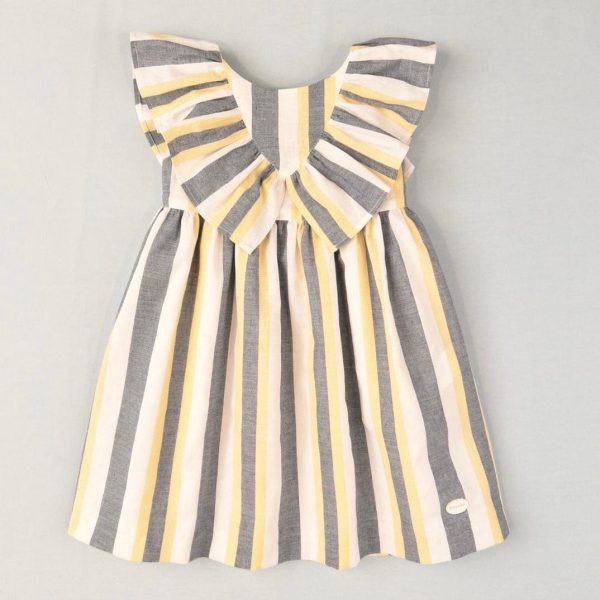 COCOTE- Stripe Dress - White Online Hot Sale