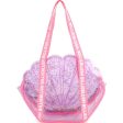 BILLIEBLUSH -  Clear Sequin Shell Bag - Multi Hot on Sale