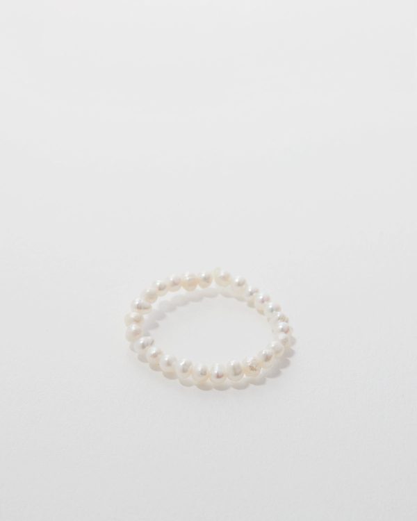 Grit Seed Pearl Ring Fashion