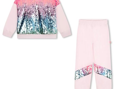 BILLIEBLUSH - Sequin Tracksuit - Pink For Cheap