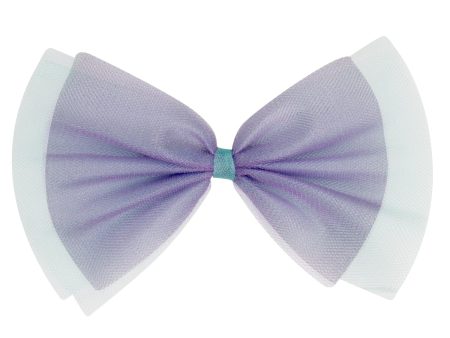 A DEE - Nemia Popping Pastels Tulle Bow Clip - Lilac on Sale