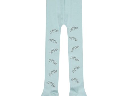 A DEE - Mr Unicorn Dawson Diamanté Tights - Aqua Cheap