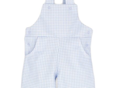 Rapife -  Dogtooth Dungaree Two Piece Set - Blue Online Sale